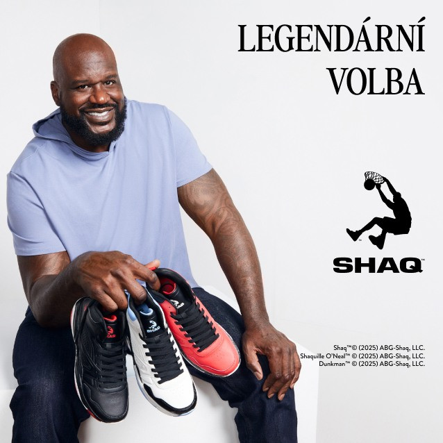 Pohodlí? Jasně. Styl? O tom není pochyb! Shaquille O’Neal už si vybral své oblíbené modely – teď je řada na Vás v CCC!